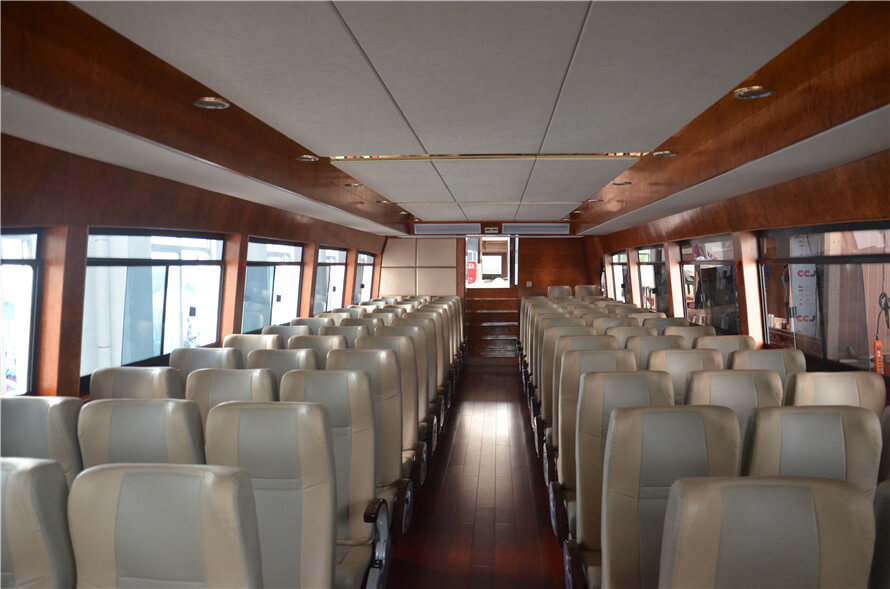 China 25m FRP Day Commercial 120 Passenger Ferry Boat for Sale