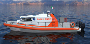 Grandsea 38ft FRP Rescue And Ambulance Boat for Sale