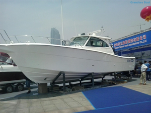 40ft Inboard Diesel Engine Deep Sea Fiberglass Fishing Boats for Sale